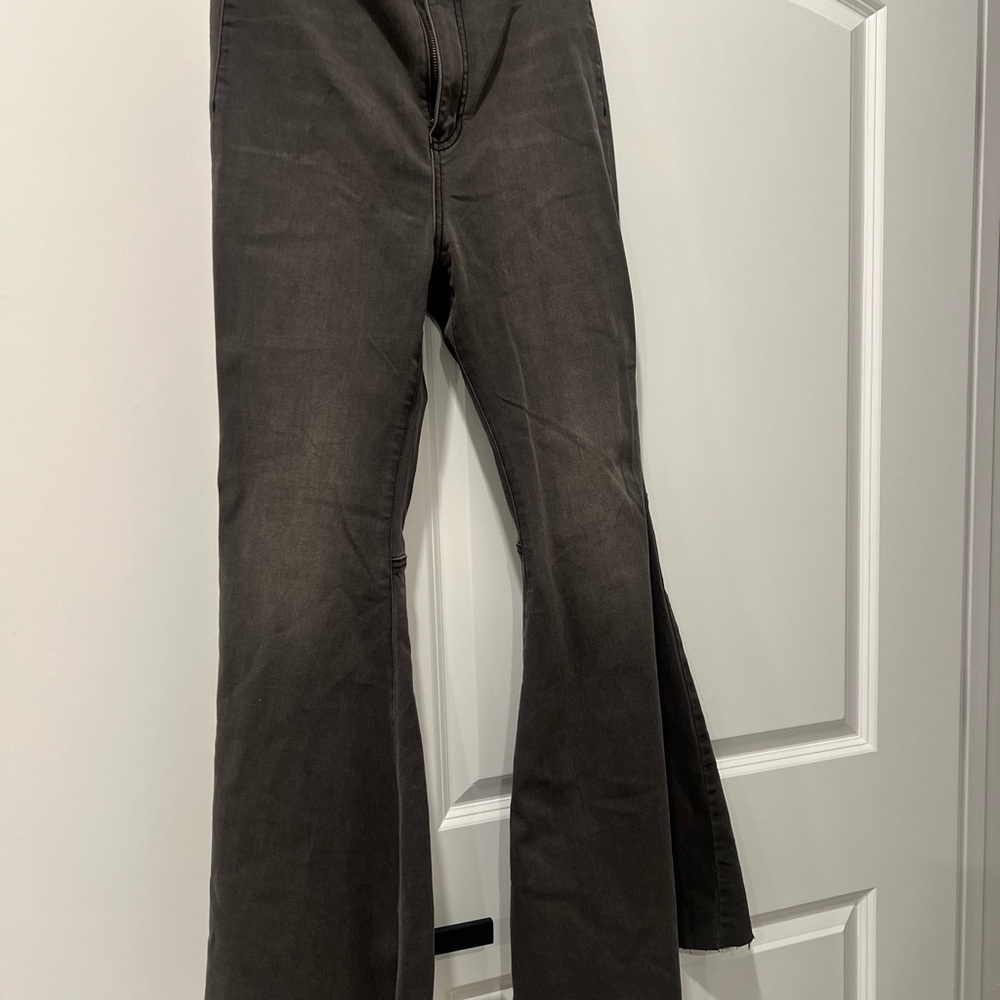 We The Free Charcoal Flare Jeans